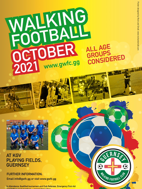 Walking Football October 2021 Poster